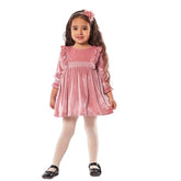 EBITA Girls Pink Dress with Headband